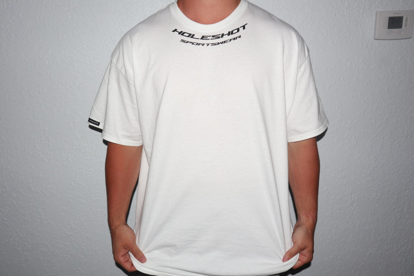 Holeshot Neck Cotton T-Shirt