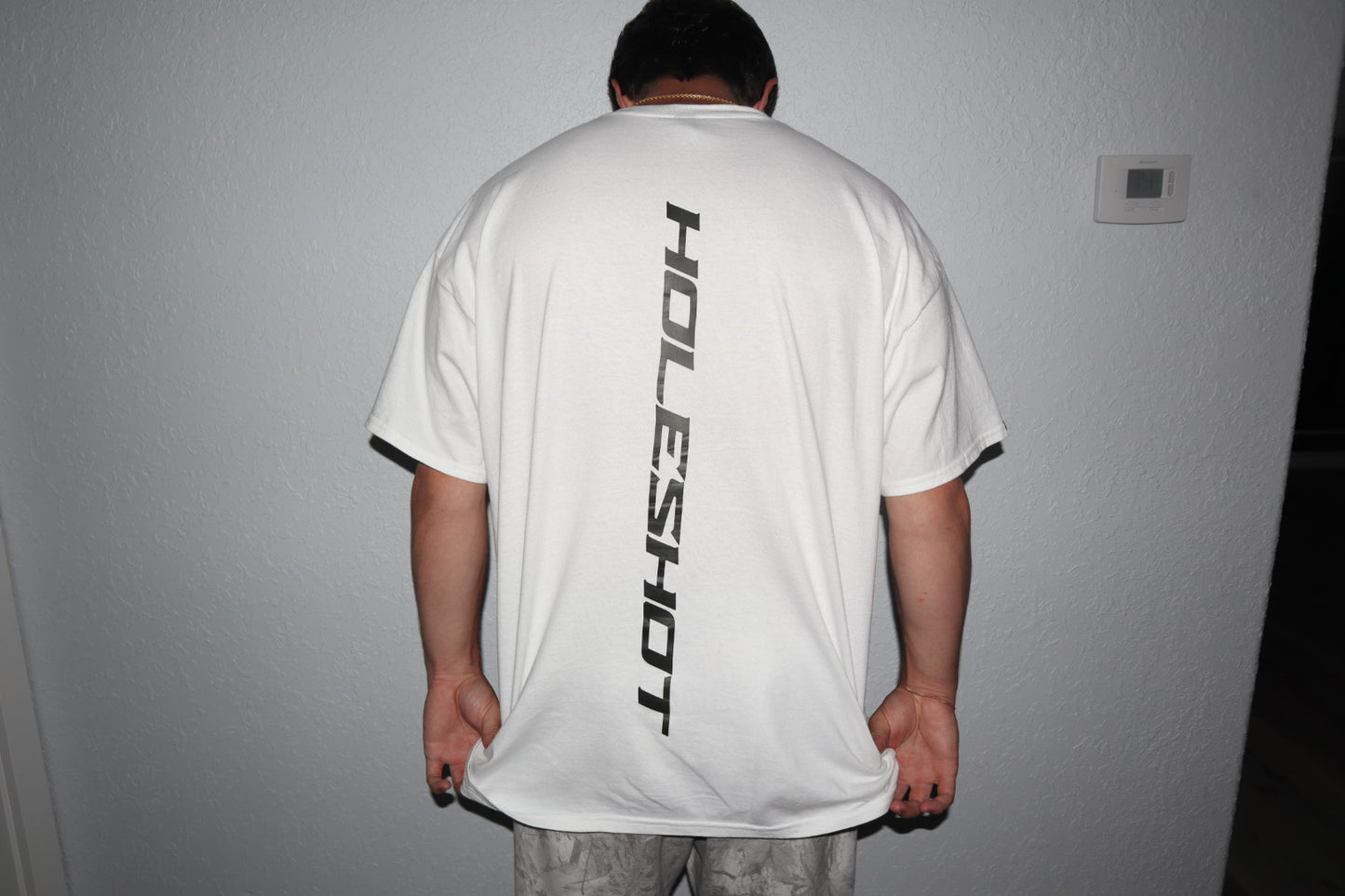 Holeshot Neck Cotton T-Shirt