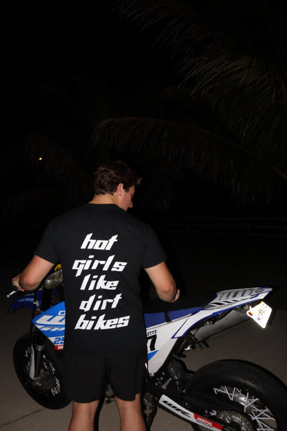 Hot Girls Like Dirt Bikes Cotton T-Shirt